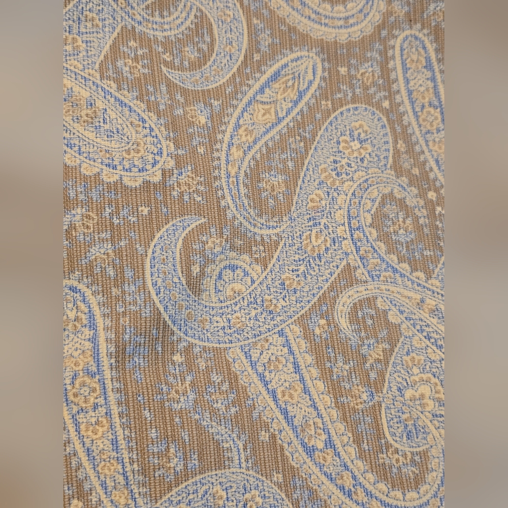 Vintage Women's Tommy Hilfiger Paisley Print Jeans Size 4 Brown, Blue & Tan - Picture 3 of 8